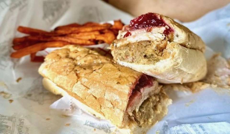 Thanksgiving Po-boy - Parkway Bakery