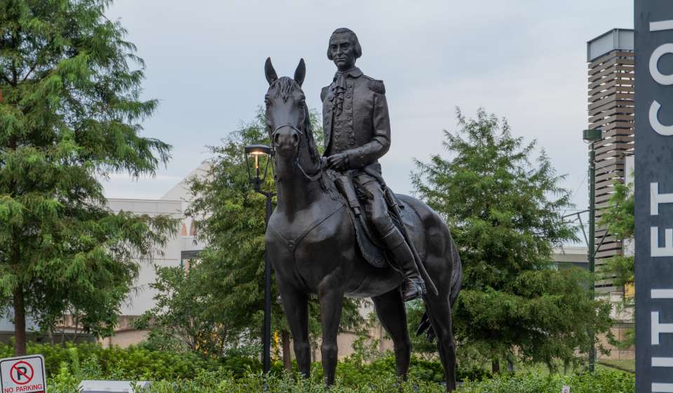 Bernardo de Galvez Statue - Hispanic History in New Orleans