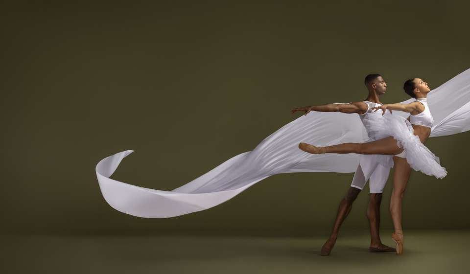 Dance Theater of Harlem Company Artists Derek Brockington and Delaney Washington