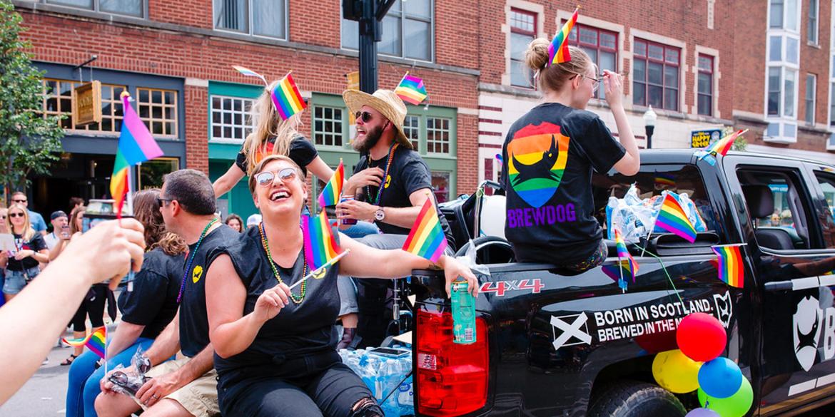 Brewdog at the Columbus Pride Parade