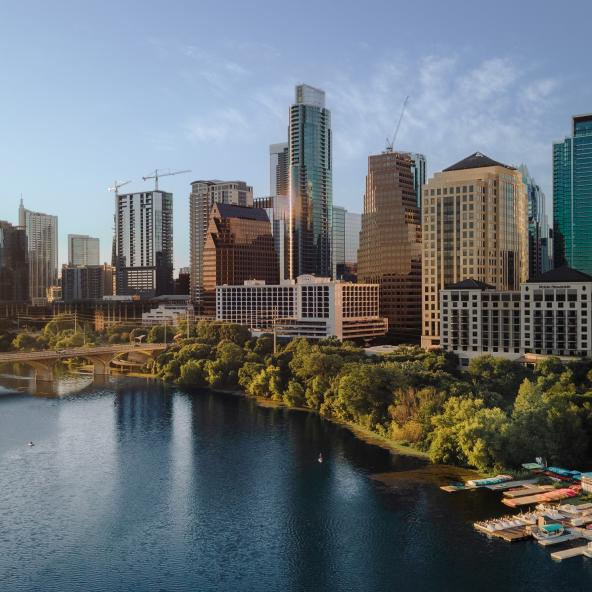Image of the Downtown Austin skyline.