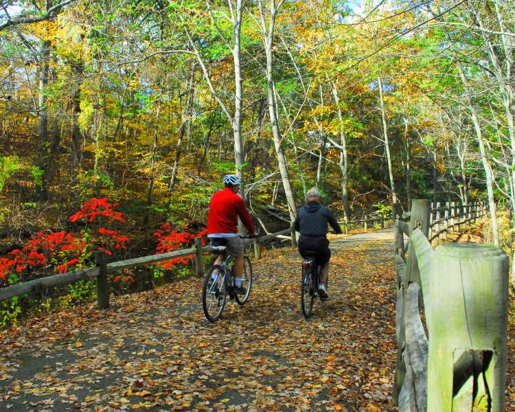 The state's second-longest bike path; runs from Cumberland to Woonsocket.