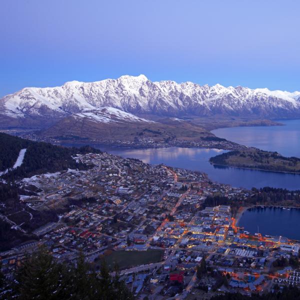 Queenstown from above