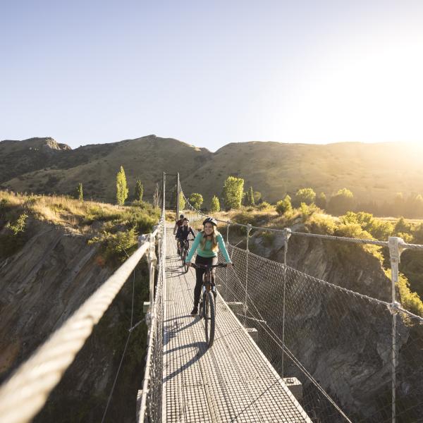 Biking the Arrow River Bridges Trail