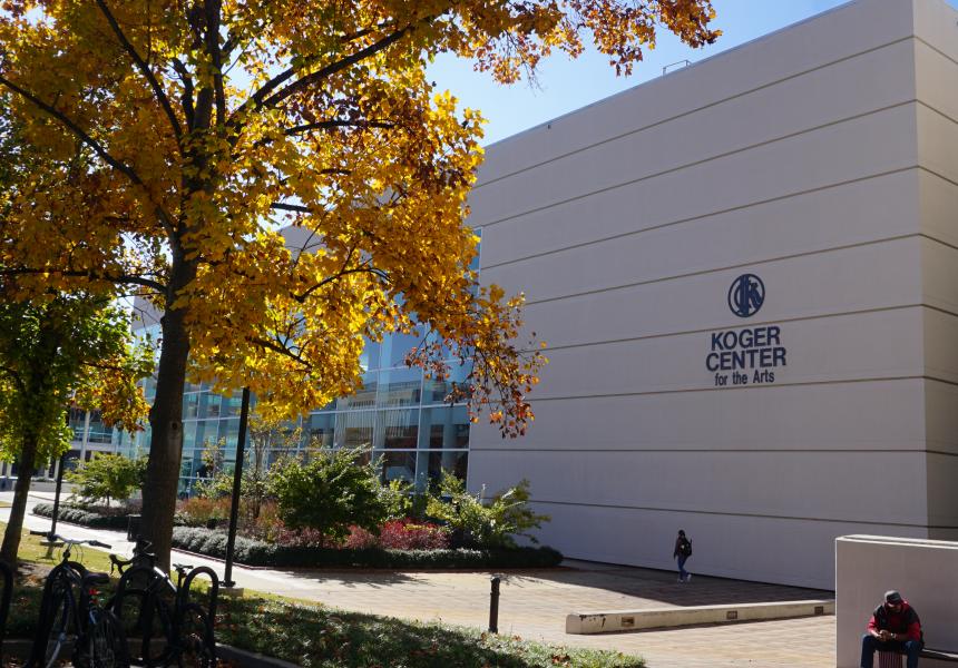 Exterior of Koger Center for the Arts