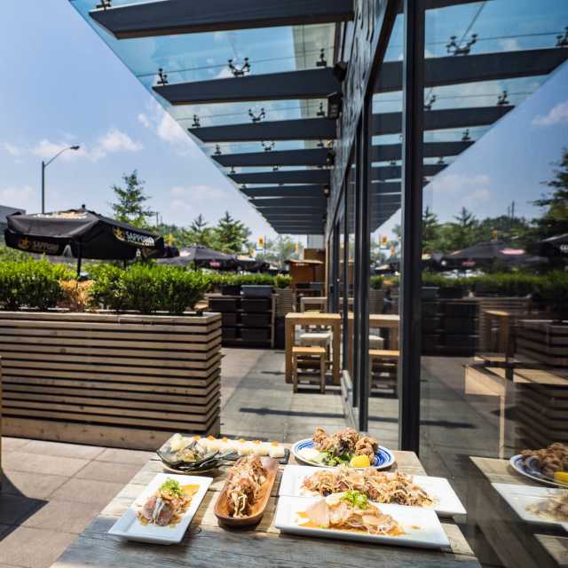 Kinka Izakaya Patio in North York
