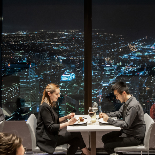 The 360 restaurant at the CN Tower