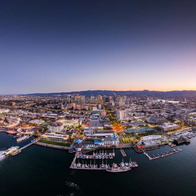 Jack London Square Aerial Photo