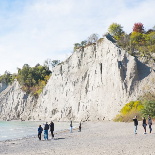 Bluffers Beach at the Scarborough Bluffs