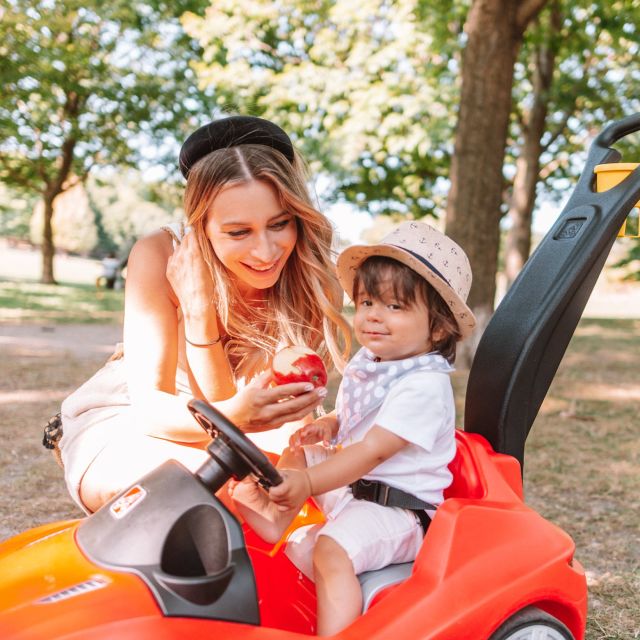 A mother and toddler at Withrow Park