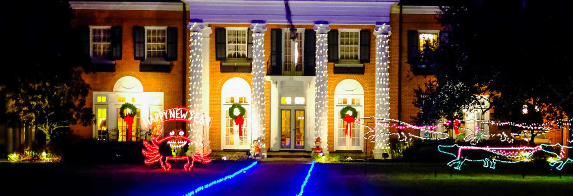 Christmas Lights Drive Thru Louisiana 2021