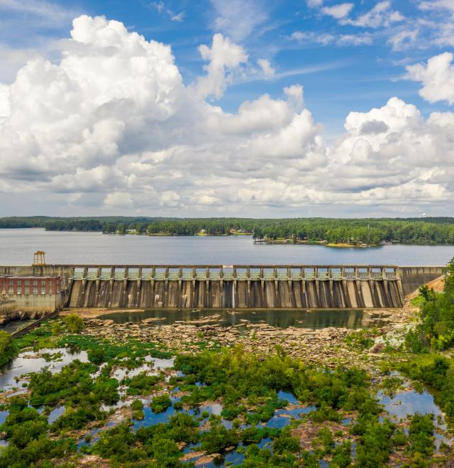 lake sinclair dam