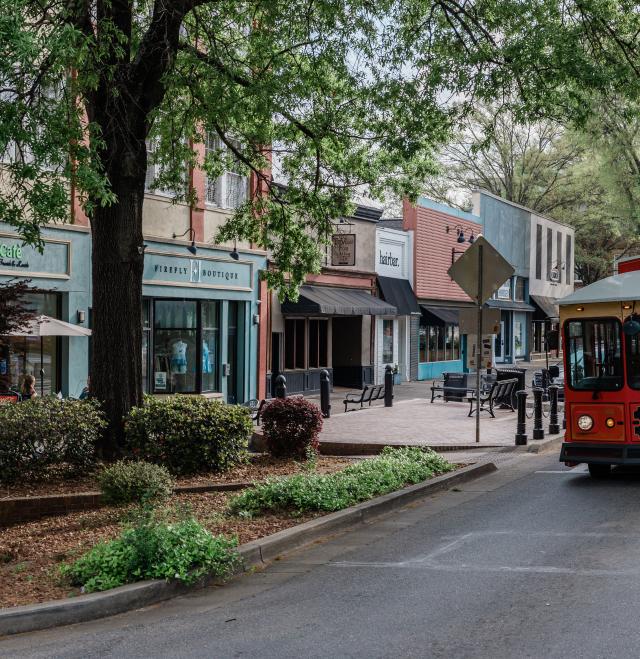 trolley downtown