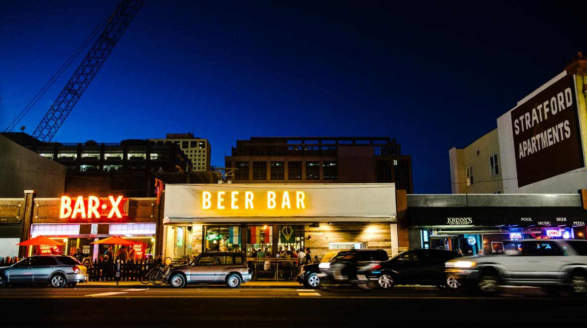 Street View of Beer Bar and Bar X