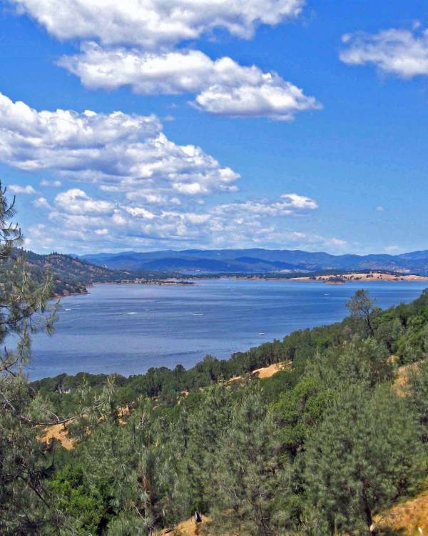 Lake Berryessa in Napa Valley, CA