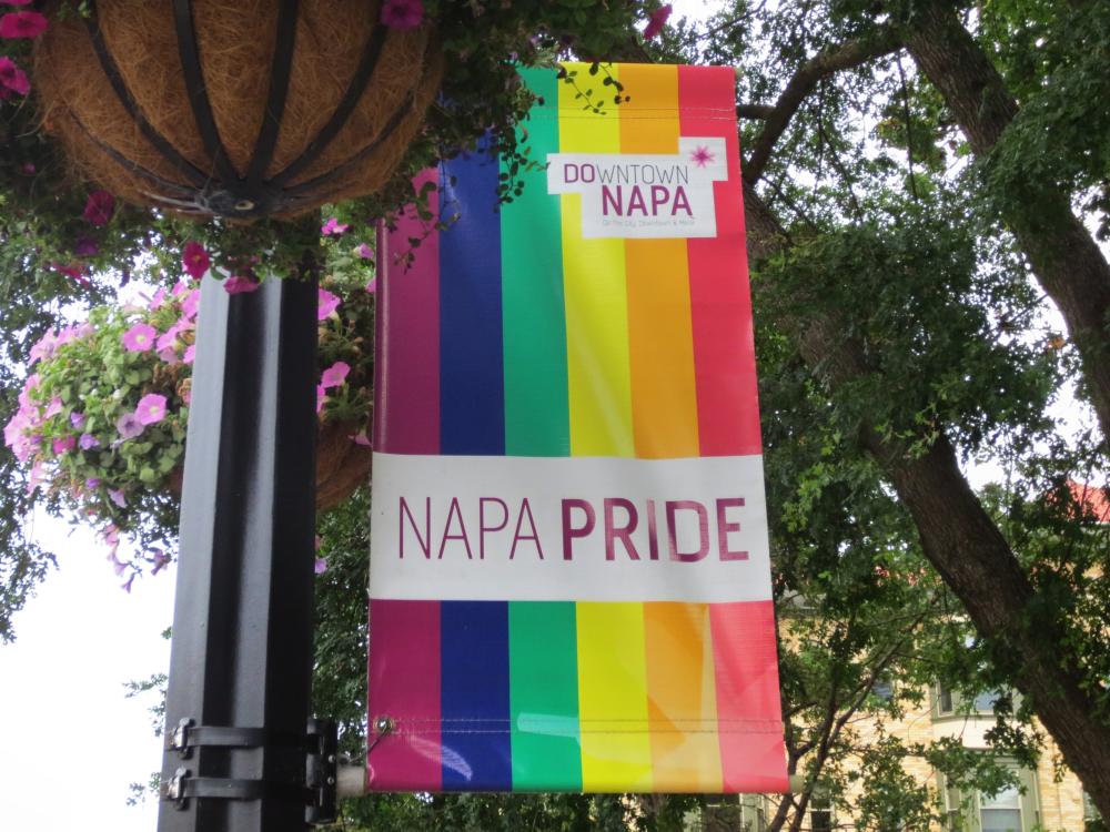 Napa Pride flag LGBTQ