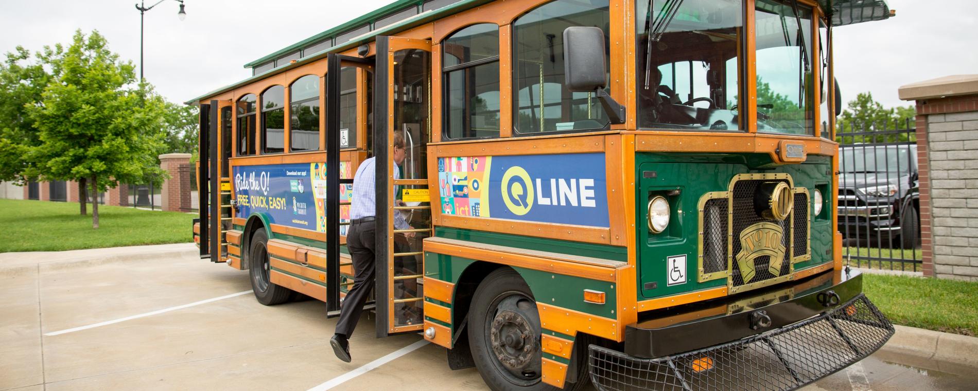 Wichita Q Line Free Downtown Transportation Services