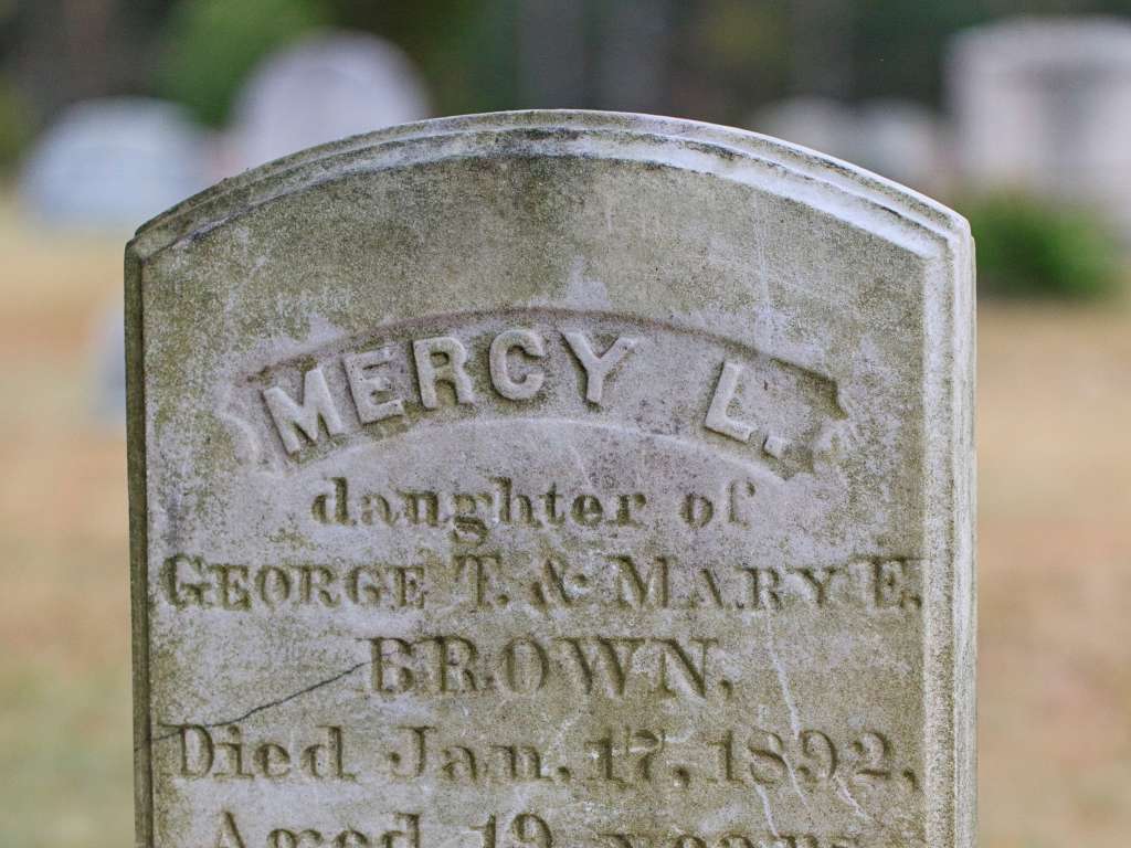 Mercy Brown Grave-Exeter