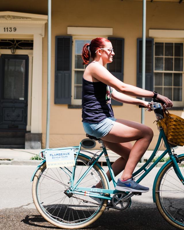 Biking through the Streets of New Orleans