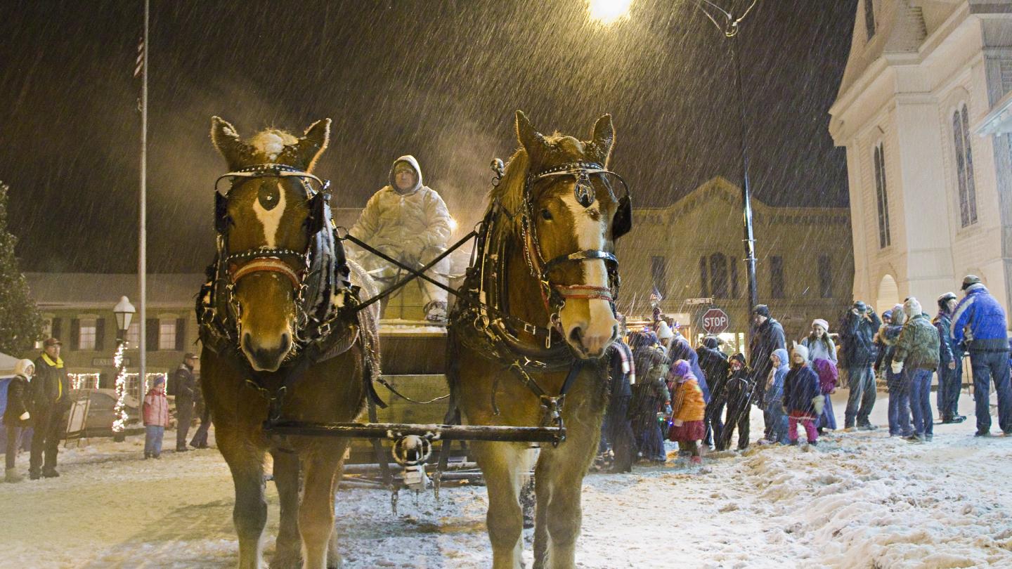 Christmas in the Park in Hammondsport