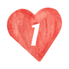 1 in heart