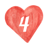 4 in heart