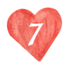 7 in heart