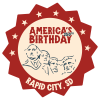 America's Birthday - Rushmore Badge