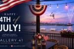Fourth of July at Gallery 41 — Waterfront Fireworks on the Bay