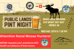 Pint Night with Alaska Chapter of Backcountry Hunters and Anglers - Moose Samples Needed