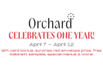 Orchard celebrates ONE year