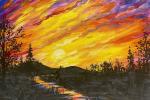 Paint & Sip: Vibrant Sunset