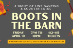 Boots in the Barn - Line Dancing and Country Swing