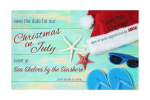 Christmas in July — Santa Meets the Shore