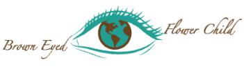 Brown Eyed Flower Child Logo