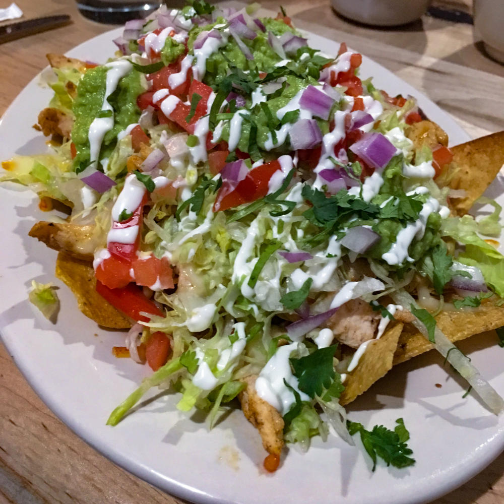 Nachos at La Fogata Mexican Restaurant