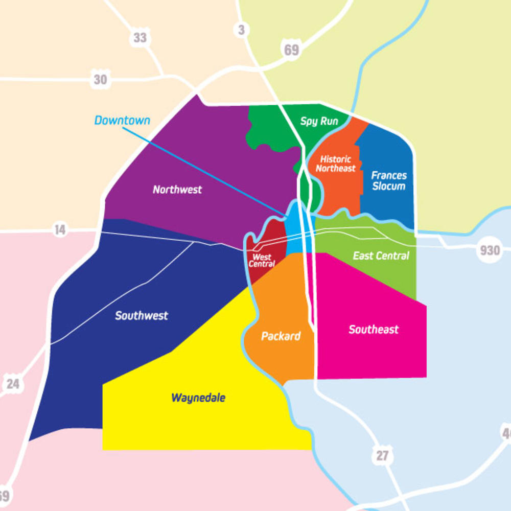 Neighborhoods Map