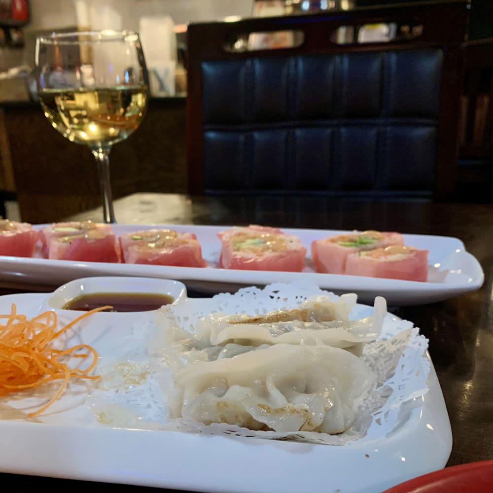 plate of sushi from Sawa Sushi in Overland Park, KS