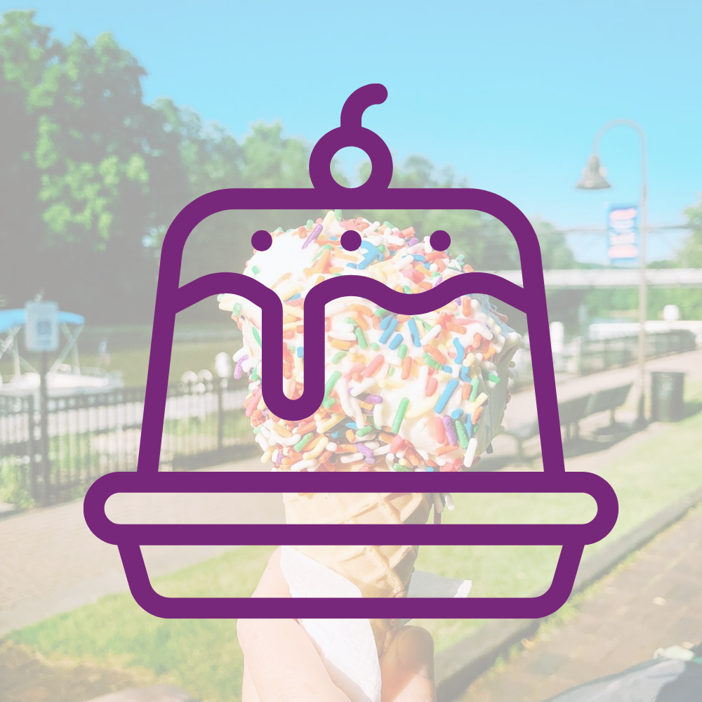 Sundae Overlay on Ice Cream Cone
