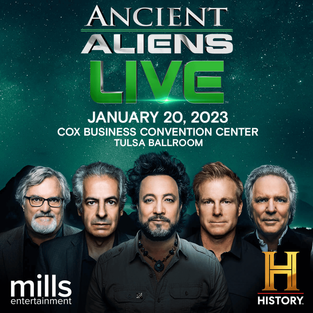 Ancient Aliens Live | January 20, 2023 | Cox Business Convention Center Tulsa Ballroom