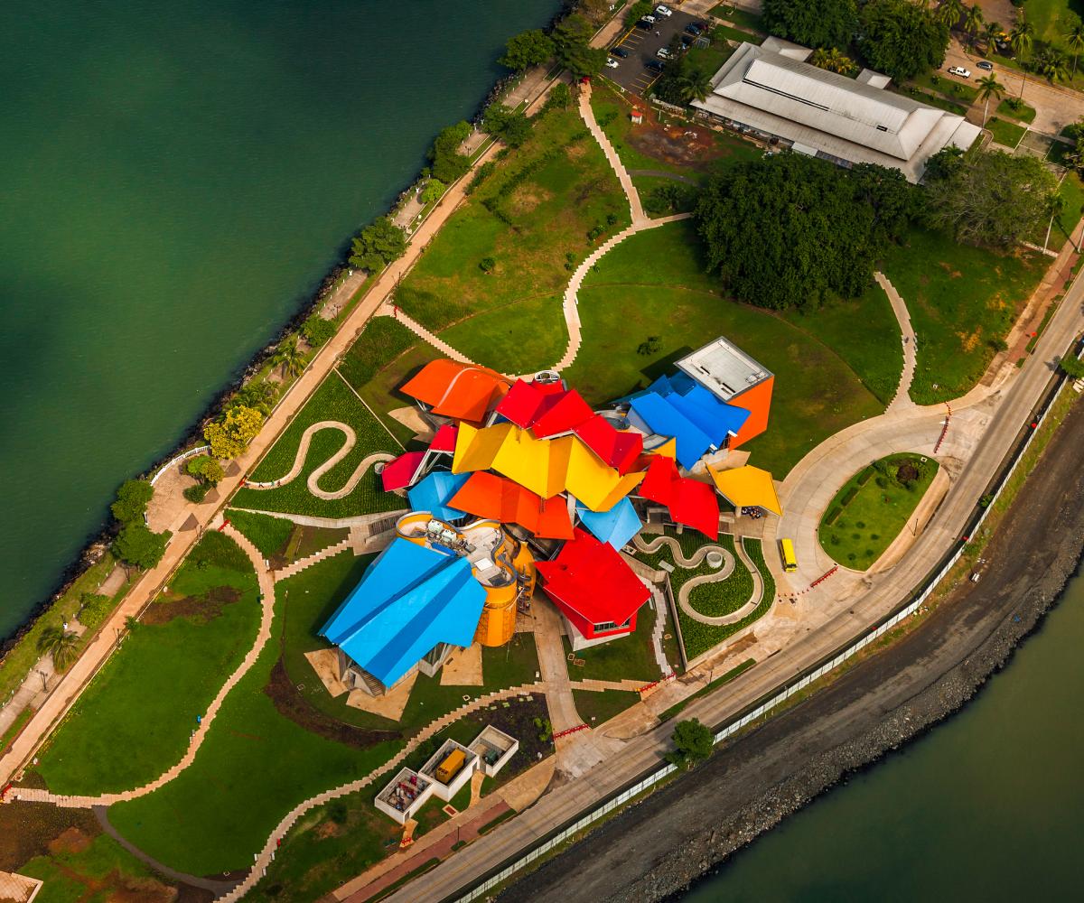 Biomuseo aerial view
