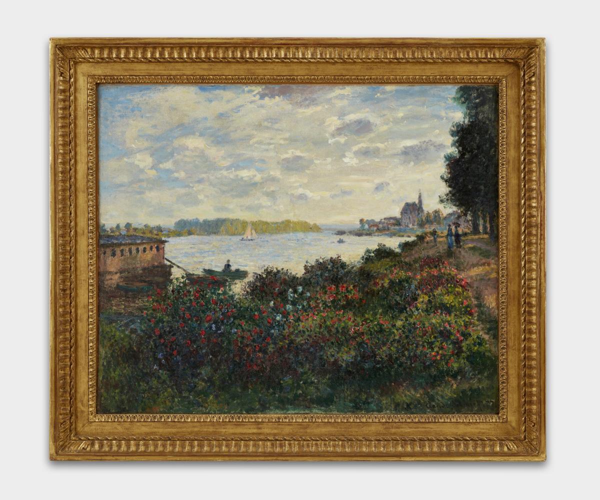 "La Seine a Argenteuil" by Claude Monet