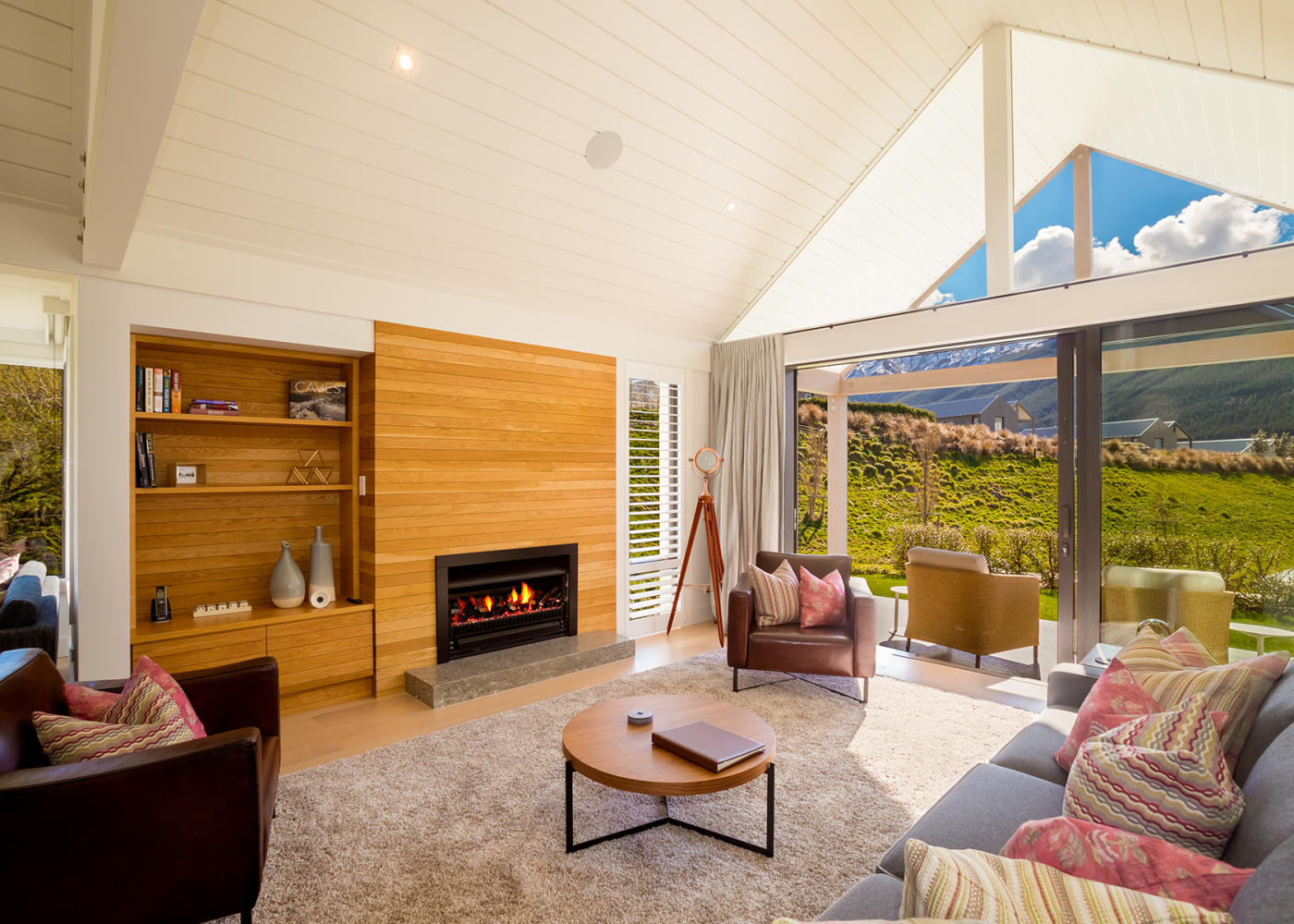 Luxurious interior of lounge at Millbrook Resort