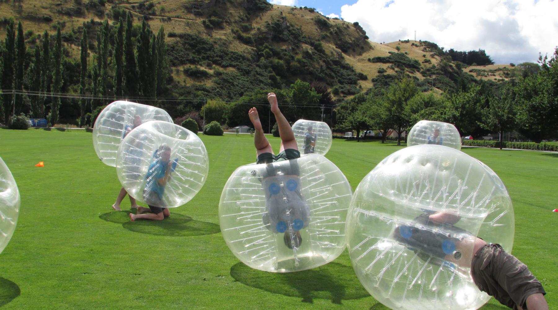 Bubble Soccer at The Playground
