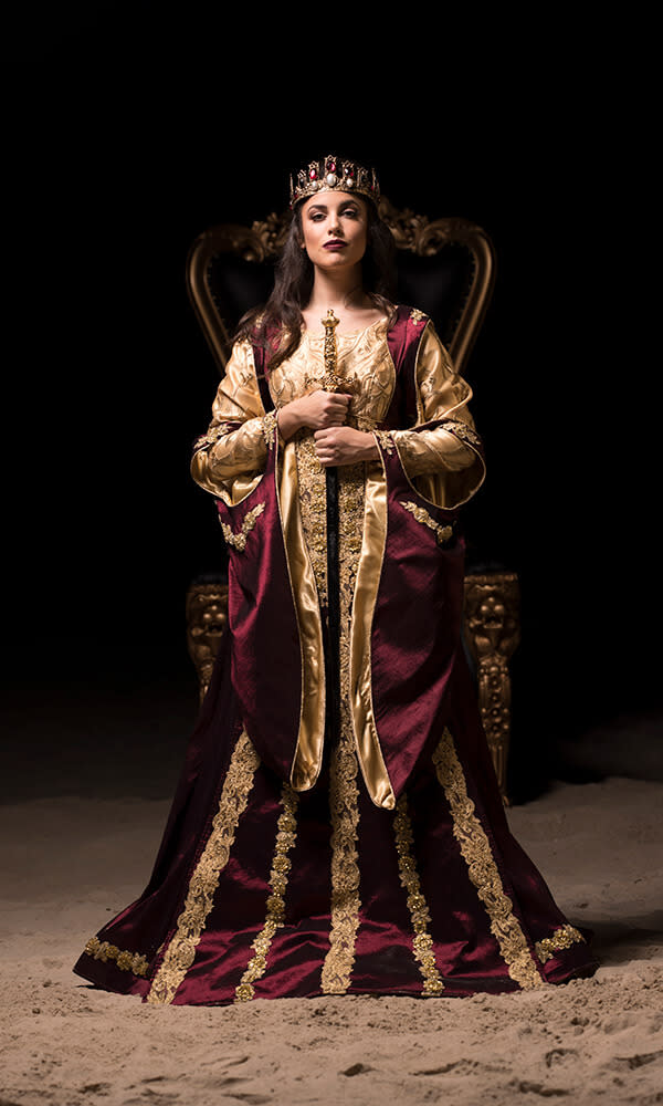 Queen Doña Maria Isabella of the Medieval Times Dinner & Tournament in Schaumburg, Illinois