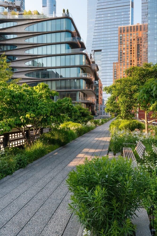 the high line park pathway