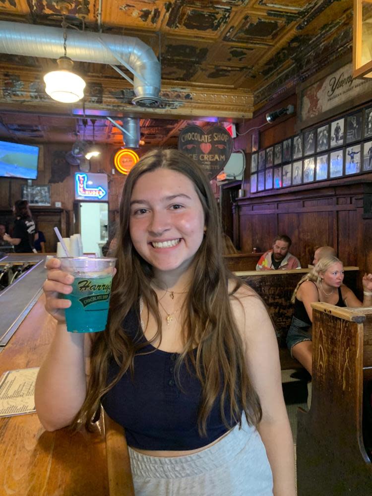 A Person in Harry's in Lafayette