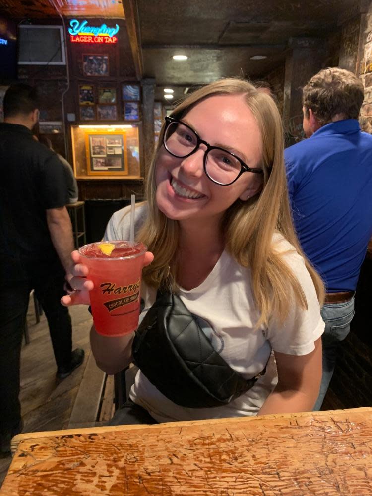 A Person in Harry's in Lafayette