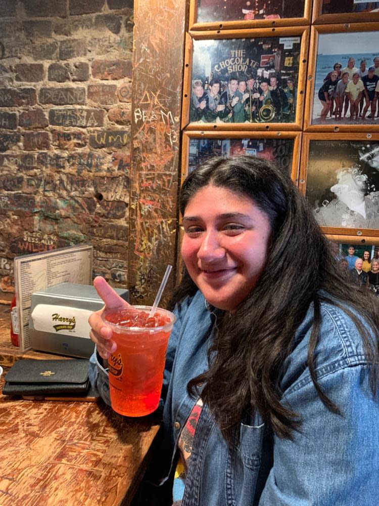 A Person in Harry's in Lafayette