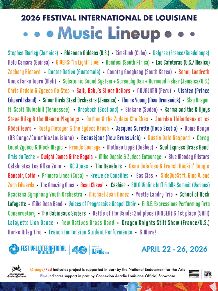 Festival International Music Line Up 2026